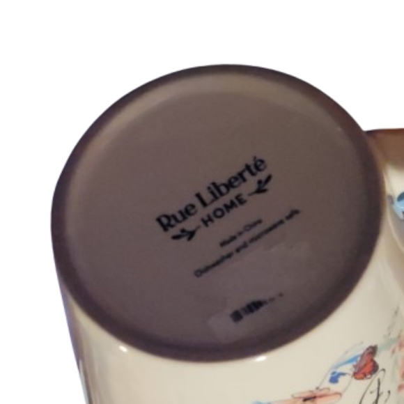 Be still mug white floral butterfly cottagecore mug new - Picture 7 of 8